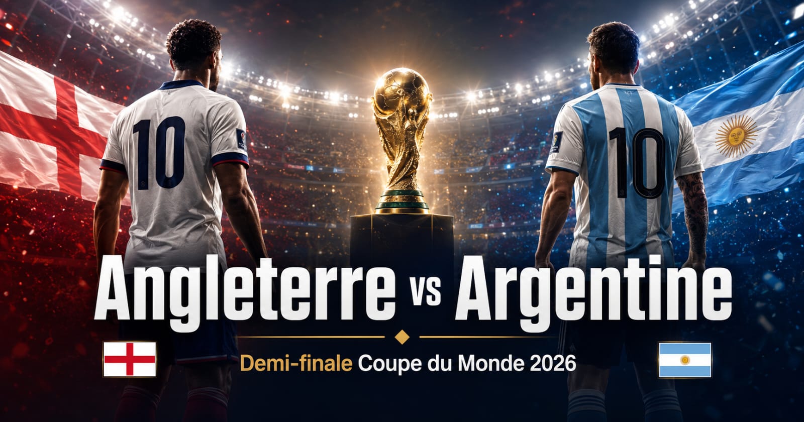 Angleterre vs Argentine : Demi-finale Coupe du Monde FIFA 2026 | Analyse, Pronostic et Compositions