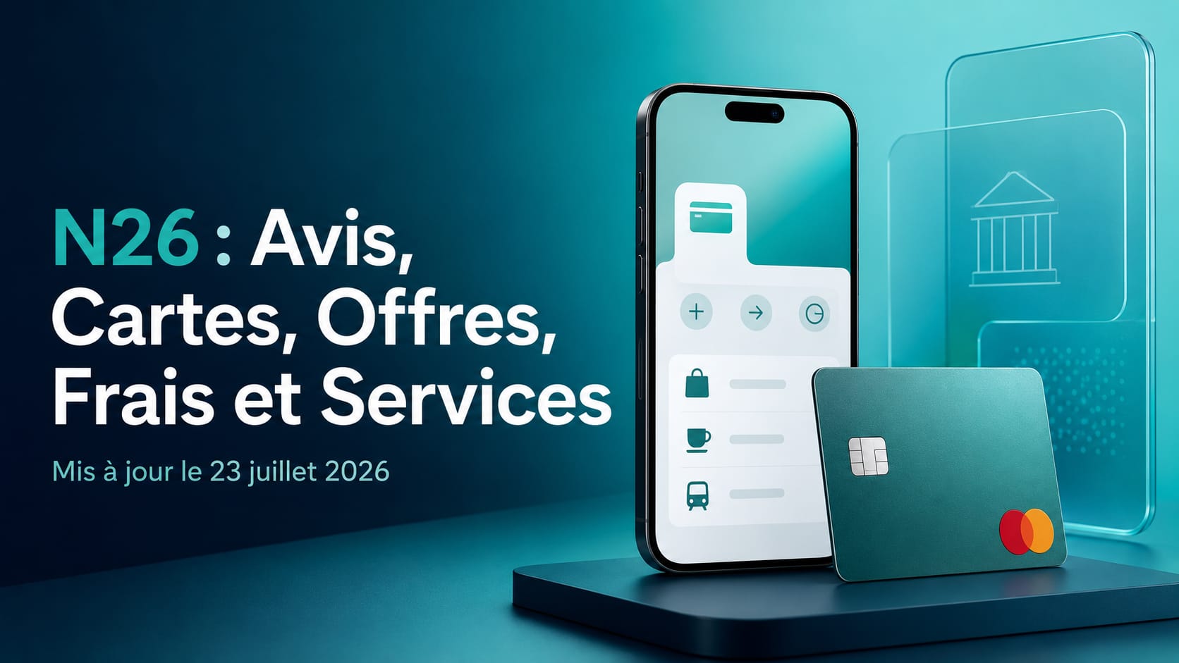 N26 : Avis, Cartes, Offres, Frais et Services au 23 Juillet 2026